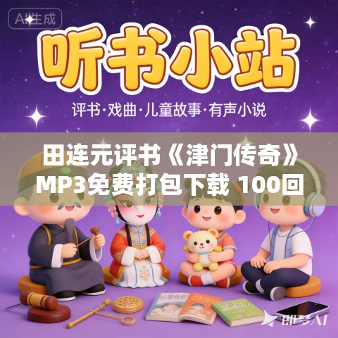 田连元评书《津门传奇》MP3免费打包下载 100回全
