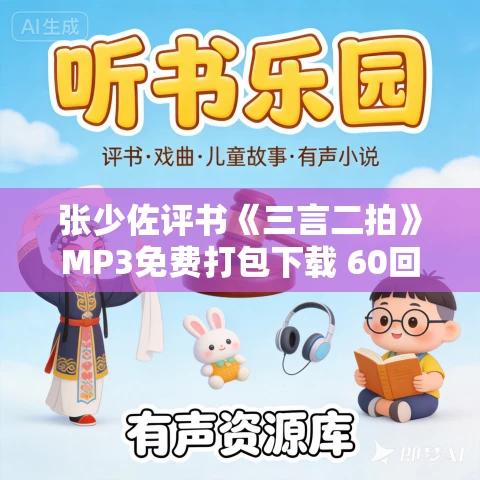 张少佐评书《三言二拍》MP3免费打包下载 60回全