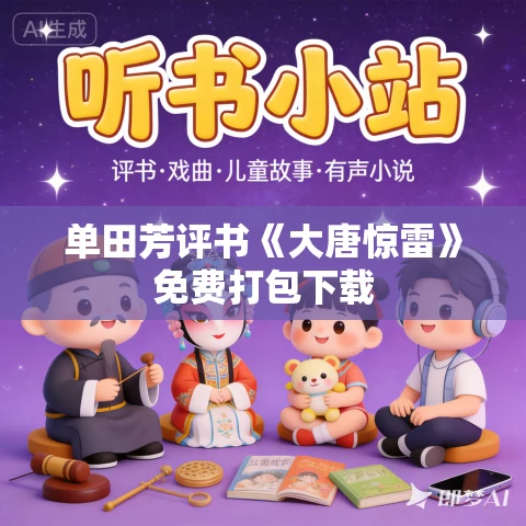 单田芳评书《大唐惊雷》免费打包下载