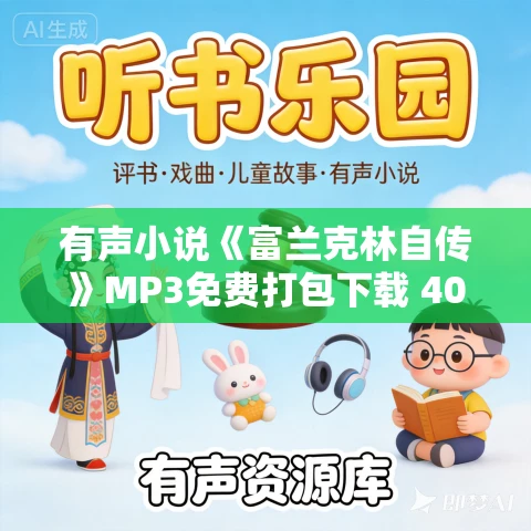 有声小说《富兰克林自传》MP3免费打包下载 40集完结 凯丰播讲