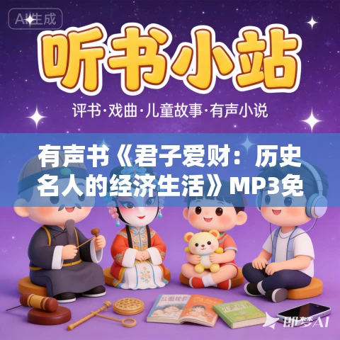 有声书《君子爱财：历史名人的经济生活》MP3免费打包下载 李开周作品 52集 越泽播音