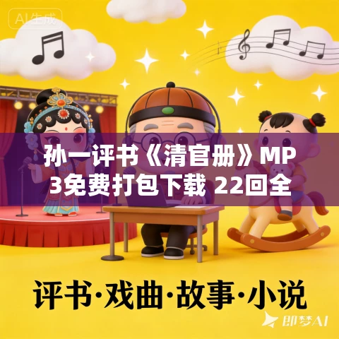 孙一评书《清官册》MP3免费打包下载 22回全