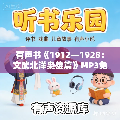 有声书《1912—1928:文武北洋枭雄篇》MP3免费打包下载 李洁作品 57集 晨诵无声播音 有声书《1912—1928:文武北洋枭雄篇》MP3免费打包下载 李洁作品 57集 晨诵无声播音