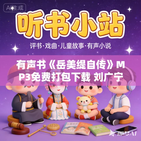 有声书《岳美缇自传》MP3免费打包下载 刘广宁播音 18集全