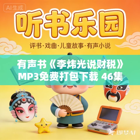 有声书《李炜光说财税》MP3免费打包下载 46集 阿柯播音