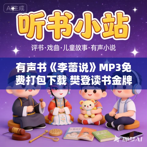 有声书《李蕾说》MP3免费打包下载 樊登读书金牌讲书人 85集全