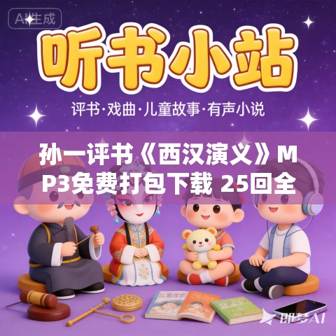 孙一评书《西汉演义》MP3免费打包下载 25回全