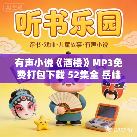 有声小说《酒楼》MP3免费打包下载 52集全 岳峰播音 有声小说《酒楼》MP3免费打包下载 52集全 岳峰播音