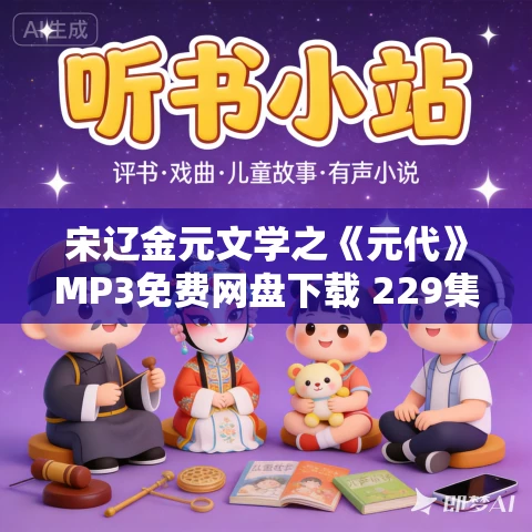 宋辽金元文学之《元代》MP3免费网盘下载 229集