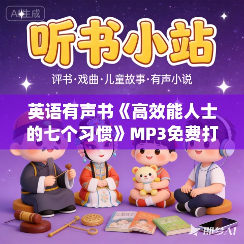 英语有声书《高效能人士的七个习惯》MP3免费打包下载 Stephen R. Covey作品 77集 文唯美兮播音