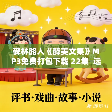 碑林路人《醉美文集》MP3免费打包下载 22集 远山的青溪播讲 碑林路人《醉美文集》MP3免费打包下载 22集 远山的青溪播讲