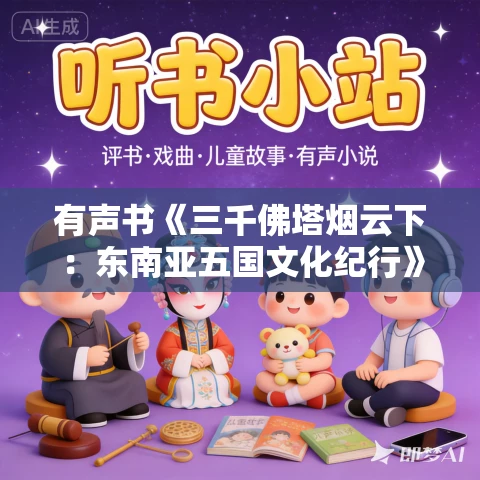 有声书《三千佛塔烟云下：东南亚五国文化纪行》MP3免费打包下载 郭建龙作品 32集 文月播音