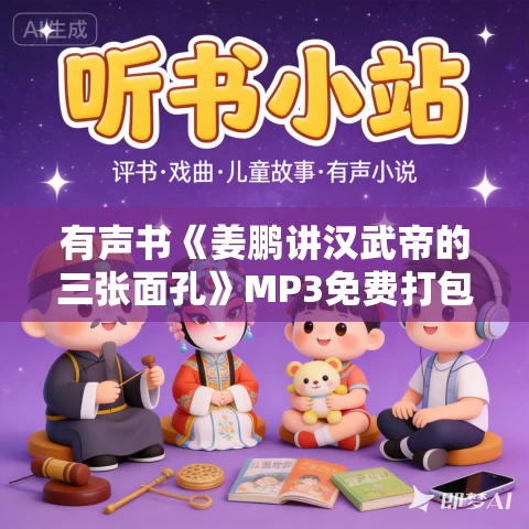 有声书《姜鹏讲汉武帝的三张面孔》MP3免费打包下载 75集 有益播音