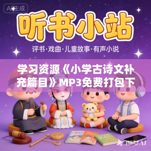 学习资源《小学古诗文补充篇目》MP3免费打包下载 90集