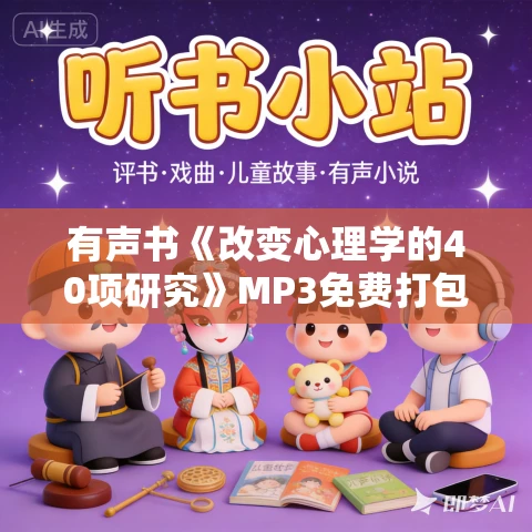 有声书《改变心理学的40项研究》MP3免费打包下载 哈克作品 81集 小新播音 有声书《改变心理学的40项研究》MP3免费打包下载 哈克作品 81集 小新播音