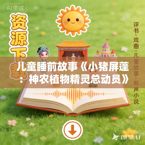 儿童睡前故事《小猪屏蓬：神农植物精灵总动员》MP3免费打包下载
