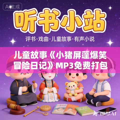 儿童故事《小猪屏蓬爆笑冒险日记》MP3免费打包下载