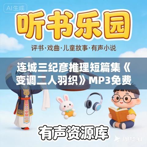 连城三纪彦推理短篇集《变调二人羽织》MP3免费打包下载 27集