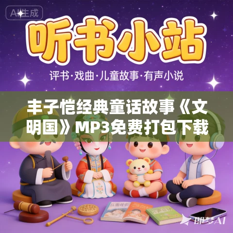 丰子恺经典童话故事《文明国》MP3免费打包下载 24集  晚照枫林播讲