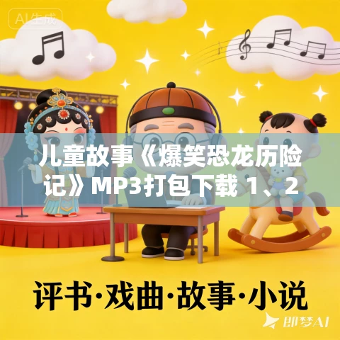 儿童故事《爆笑恐龙历险记》MP3打包下载 1、2、3季全 大有叔叔播音