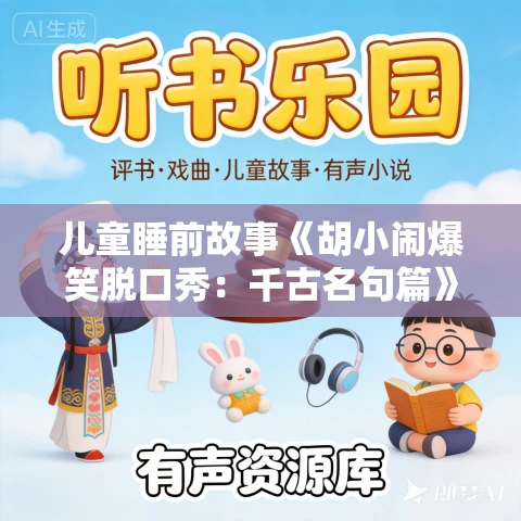 儿童睡前故事《胡小闹爆笑脱口秀：千古名句篇》MP3打包下载 198集全