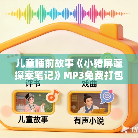 儿童睡前故事《小猪屏蓬探案笔记》MP3免费打包下载
