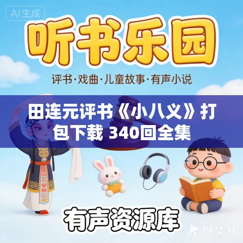 田连元评书《小八义》打包下载 340回全集