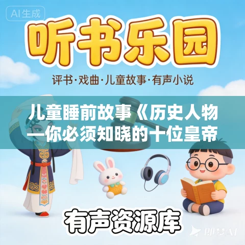 儿童睡前故事《历史人物—你必须知晓的十位皇帝》MP3免费打包下载 浩然爸爸播讲