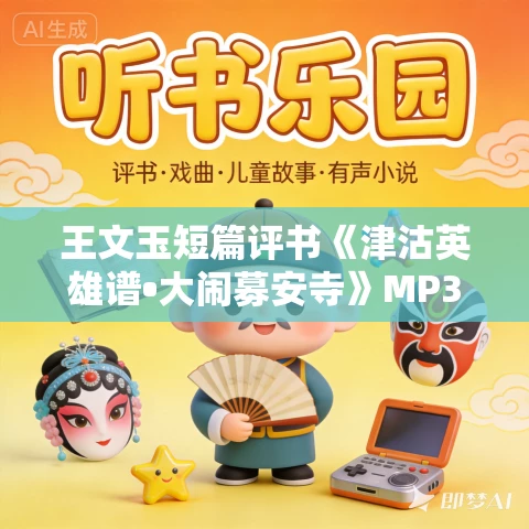 王文玉短篇评书《津沽英雄谱•大闹募安寺》MP3免费打包下载