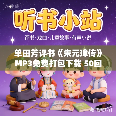 单田芳评书《朱元璋传》MP3免费打包下载 50回 AI单田芳声音重现 单田芳评书《朱元璋传》MP3免费打包下载 50回 AI单田芳声音重现
