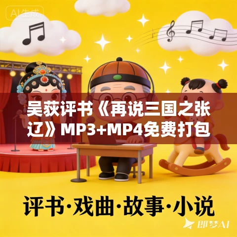 吴荻评书《再说三国之张辽》MP3+MP4免费打包下载 吴荻评书《再说三国之张辽》MP3+MP4免费打包下载