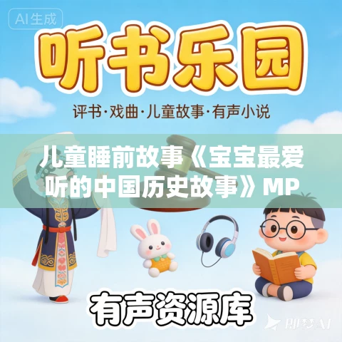 儿童睡前故事《宝宝最爱听的中国历史故事》MP3免费打包下载 12集 精灵袋鼠妈妈播音