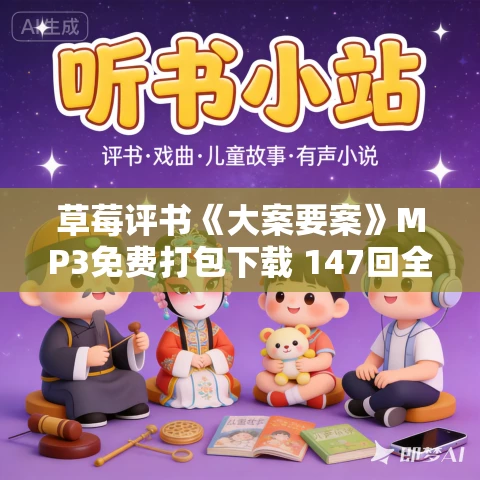 草莓评书《大案要案》MP3免费打包下载 147回全
