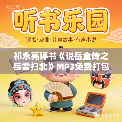 祁永亮评书《说岳全传之岳雷扫北》MP3免费打包下载 10回