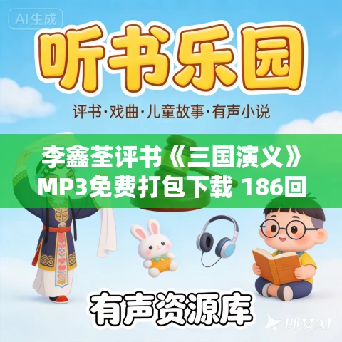 李鑫荃评书《三国演义》MP3免费打包下载 186回全