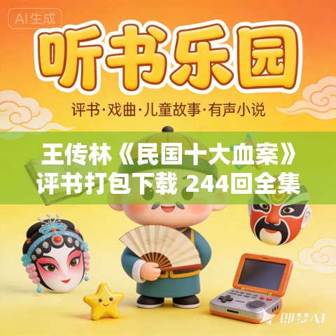 王传林《民国十大血案》评书打包下载 244回全集