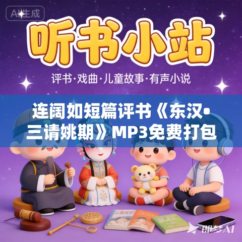 连阔如短篇评书《东汉•三请姚期》MP3免费打包下载