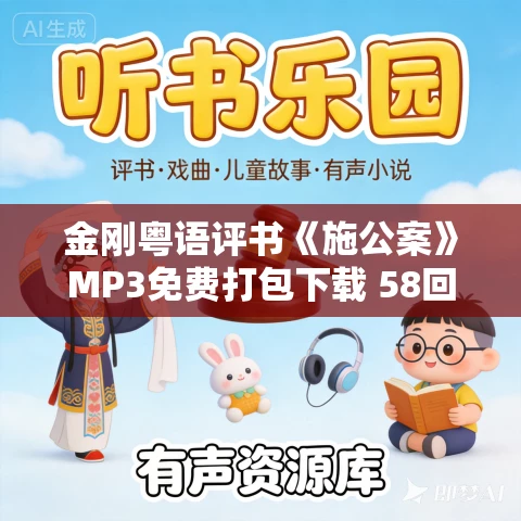 金刚粤语评书《施公案》MP3免费打包下载 58回