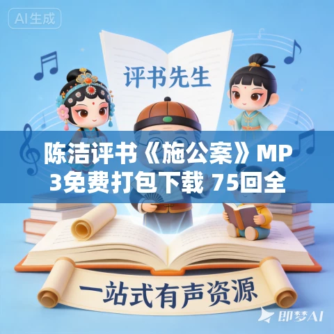 陈洁评书《施公案》MP3免费打包下载 75回全 陈洁评书《施公案》MP3免费打包下载 75回全