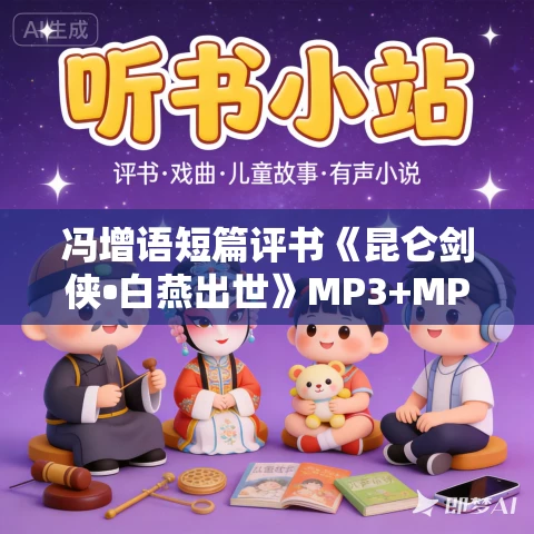 冯增语短篇评书《昆仑剑侠•白燕出世》MP3+MP4版免费打包下载
