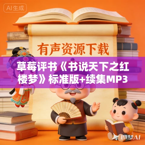 草莓评书《书说天下之红楼梦》标准版+续集MP3免费打包下载 297回全