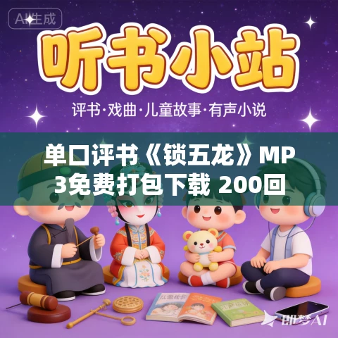 单口评书《锁五龙》MP3免费打包下载 200回
