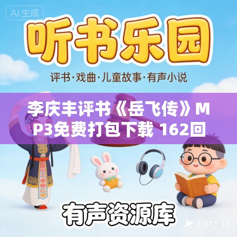 李庆丰评书《岳飞传》MP3免费打包下载 162回