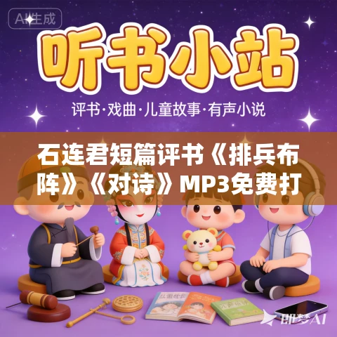 石连君短篇评书《排兵布阵》《对诗》MP3免费打包下载