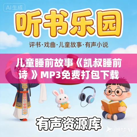 儿童睡前故事《凯叔睡前诗 》MP3免费打包下载 127集