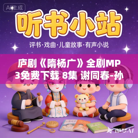 庐剧《隋杨广》全剧MP3免费下载 8集 谢同春-孙道华-马小梅