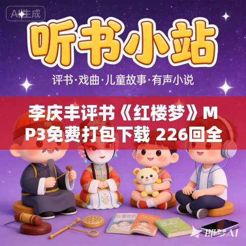 李庆丰评书《红楼梦》MP3免费打包下载 226回全