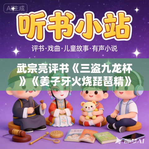 武宗亮评书《三盗九龙杯》《姜子牙火烧琵琶精》MP3免费打包下载
