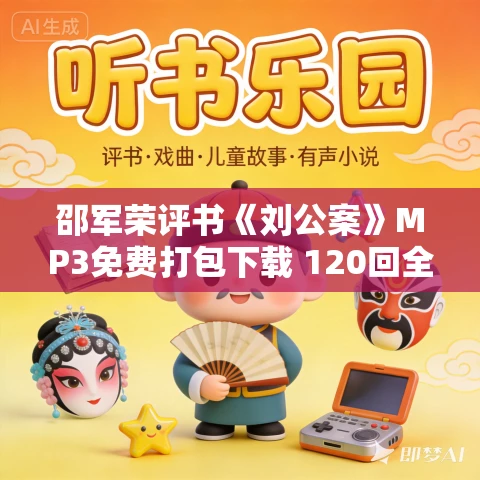 邵军荣评书《刘公案》MP3免费打包下载 120回全