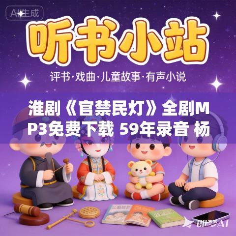 淮剧《官禁民灯》全剧MP3免费下载 59年录音 杨占魁、孙艳霞